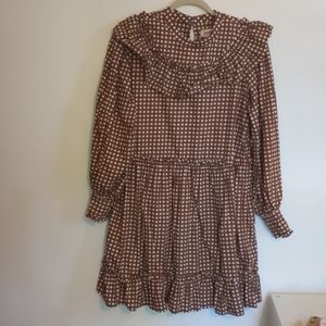 Porridge Penny Gingham Dress